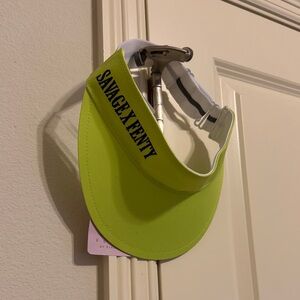 Savage X Fenty Neon Green Visor